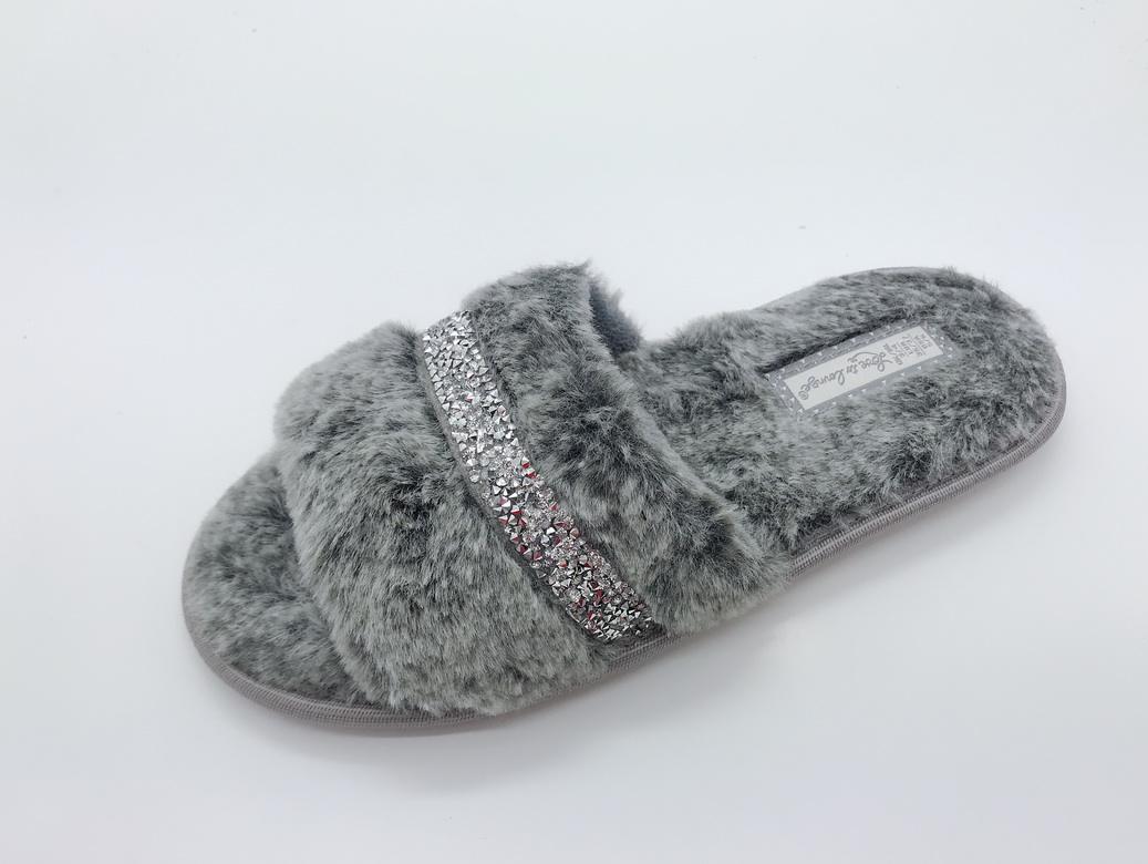 Comfortable Winter Warm Fluffy Indoor Sheepskin Leather Handmade LambsWool Australian Sheep Skin Slippers for Women