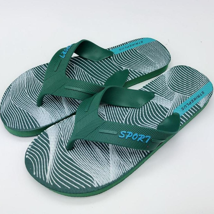 2024 Hot Selling Africa Market Custom and Wholesale Slipper for Man , Summer Flip Flops Slipper Casual Pvc Upper Flip Flops