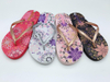 2024 Custom and Wholesale Summer Flip Flops Colorful Women Slipper PVC Upper and Rubber Outsloe Material