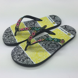 2024 Chinese Supplier Cheap Wholesale Summer Fashion Flip Flops Sticker Slipper for Women