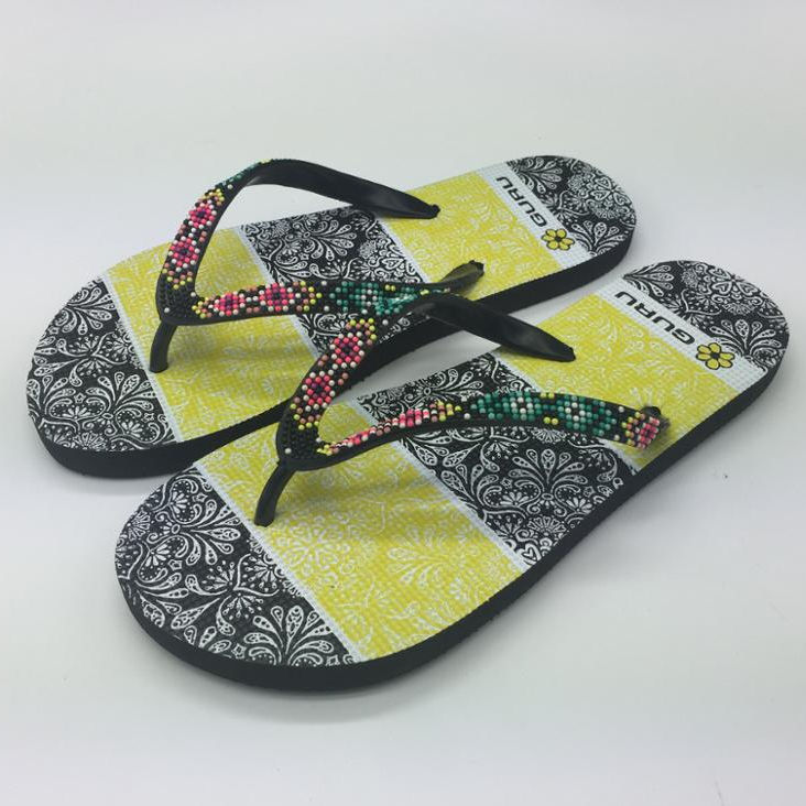 2024 Chinese Supplier Cheap Wholesale Summer Fashion Flip Flops Sticker Slipper for Women