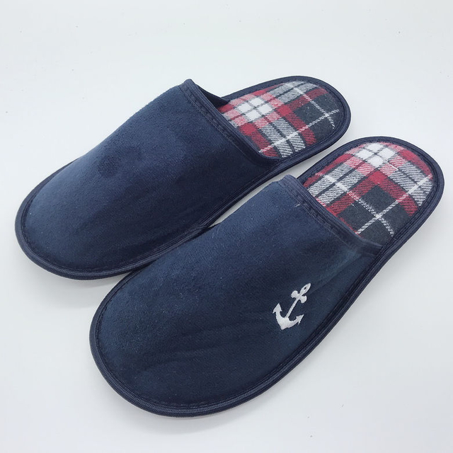 2024 Warm Men Indoor Breathable With Arch Support Non-slip Mens Slippers Anti-slippery Cotton slippers Indoor