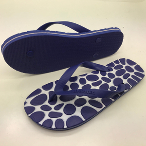 Wholesale and Retail Summer Men's Indoor and Outdoor Non-slip slippers Striped Color Matching Beach Leisure Flip-flops