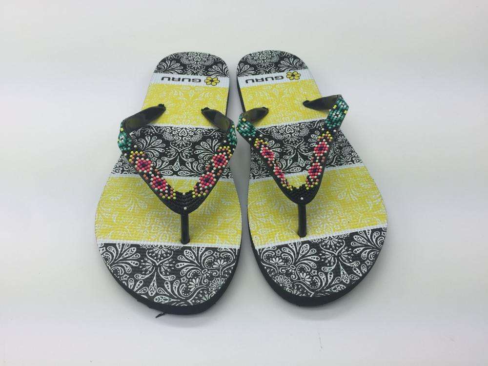 2024 Chinese Supplier Cheap Wholesale Summer Fashion Flip Flops Sticker Slipper for Women