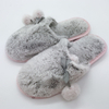 2024 Custom Winter Fashion Simple Home Women Winter Fur Warm Cute House Slippers Indoor for Lady