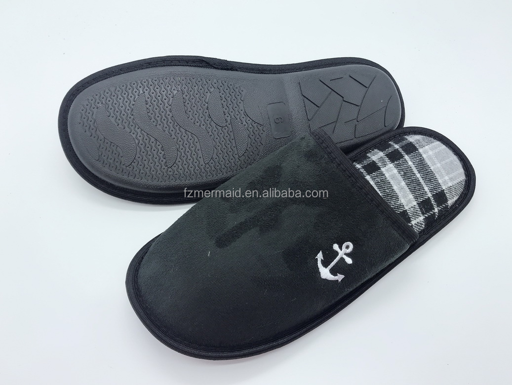 2024 Warm Men Indoor Breathable With Arch Support Non-slip Mens Slippers Anti-slippery Cotton slippers Indoor
