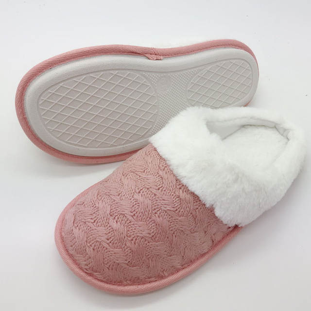 Custom Winter Fashion Simple Home Soft Bottom Women Fluffy Plush Indoor Slipper Slippers Fur Fluffy Indoor House White Slippers