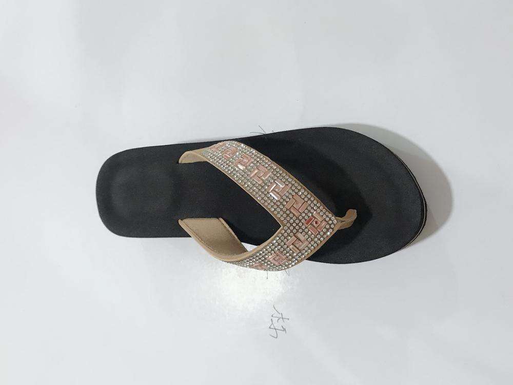 2024 Summer slippers New Fashion Lady High Heel Shoes Wedge Flip Flops