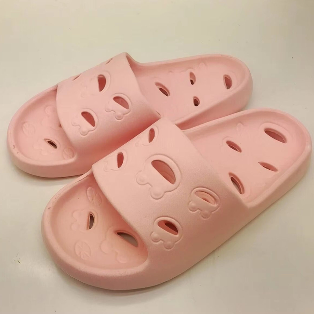 Platform Bathroom Slippers Men Lady Fashion Soft EVA Indoor Slides Non-slip Breathable Flip Flops Insole Home Sandals