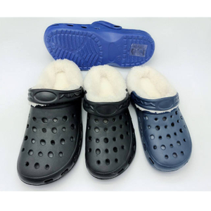2024 New Style Eva Clogs Winter Fur slippers Lined Slipper Garden Outdoor Clogs
