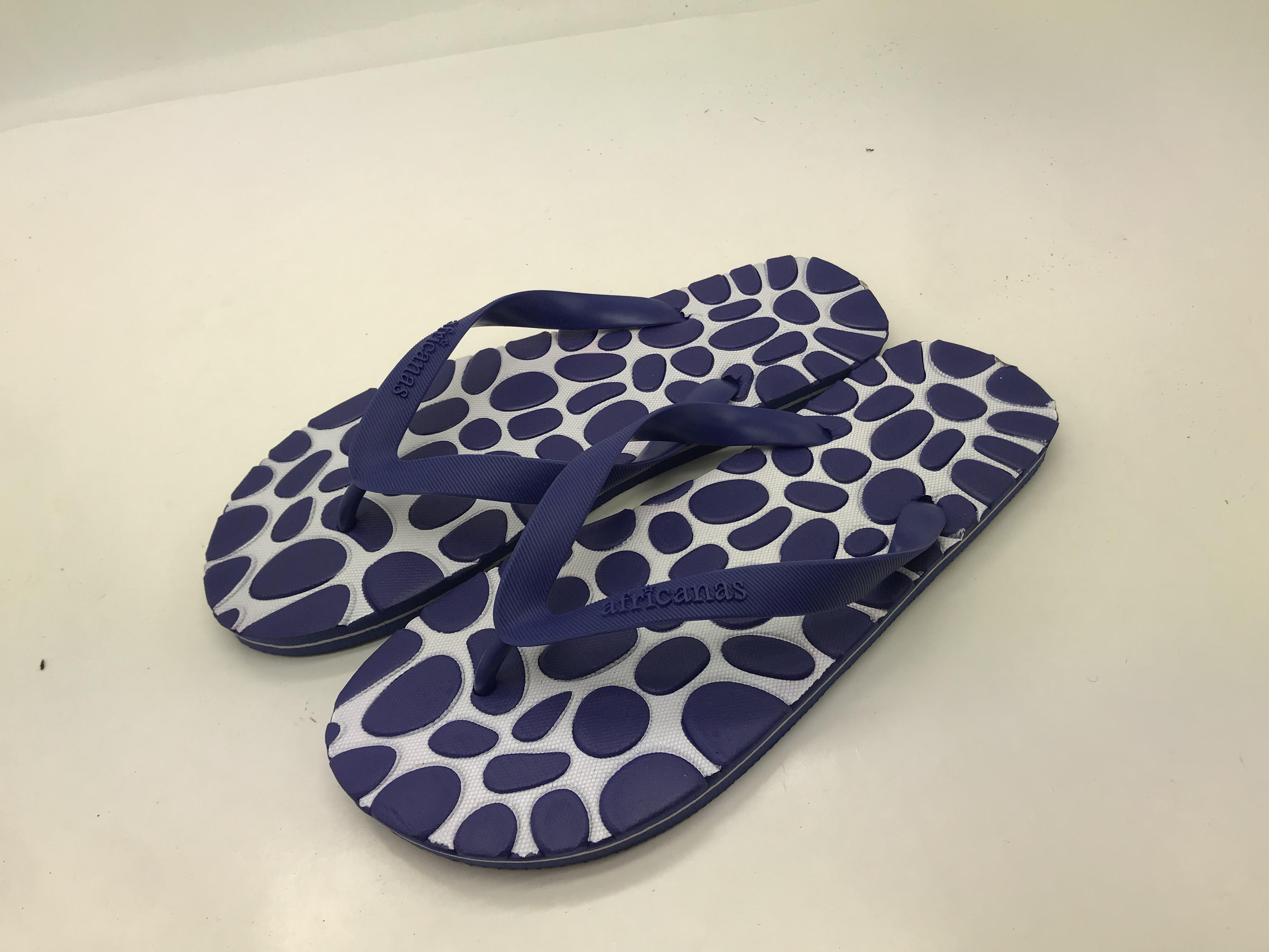 Wholesale and Retail Summer Men's Indoor and Outdoor Non-slip slippers Striped Color Matching Beach Leisure Flip-flops