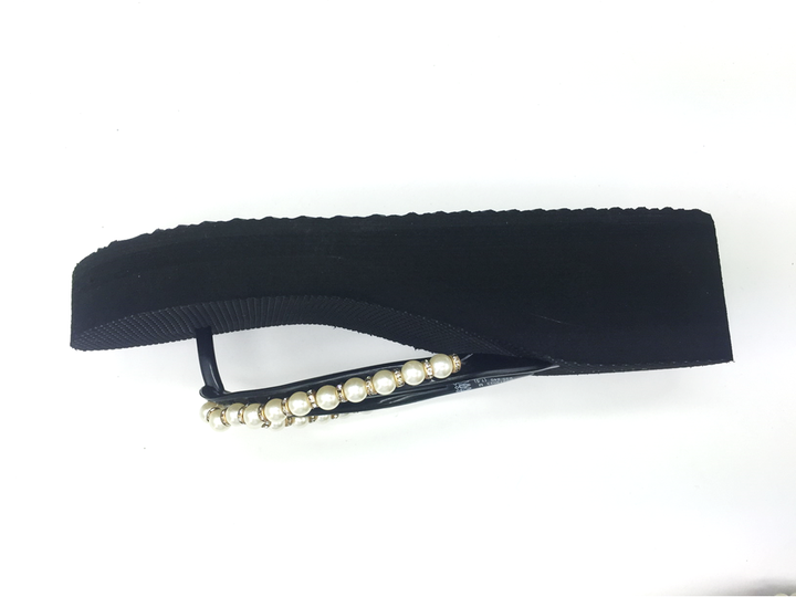 2024 High Quality Cheap Factory Manufacture Fashion Pearl Wedge Shoes Flip Flop Slipper Ladies Heel Shoes