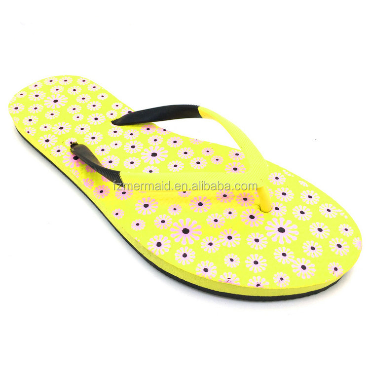 2024 Wholesale Print EVA Foam Women Economic Price Durable Lady Flip Flop Slipper