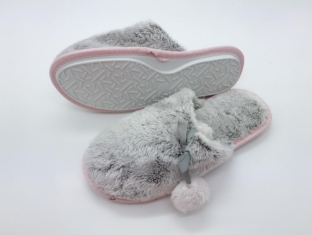 2024 Custom Winter Fashion Simple Home Women Winter Fur Warm Cute House Slippers Indoor for Lady