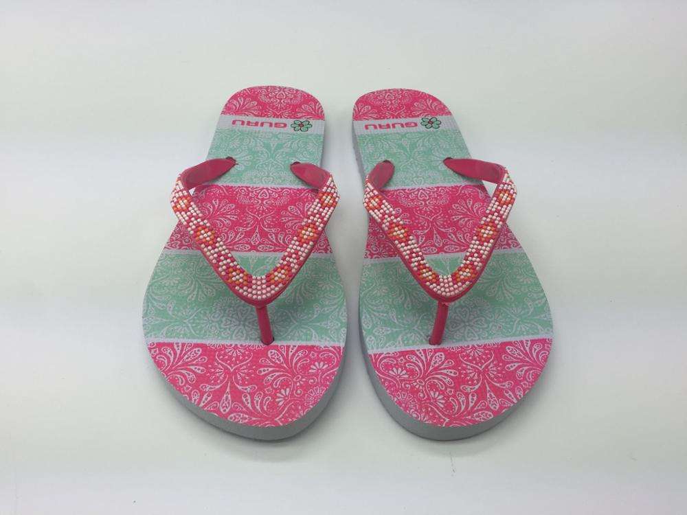 2024 Chinese Supplier Cheap Wholesale Summer Fashion Flip Flops Sticker Slipper for Women