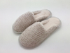 Custom Winter Fashion One Strap Simple Home Flip Flops Women Fluffy Plush Slipper Fur Fluffy Indoor House Slippers