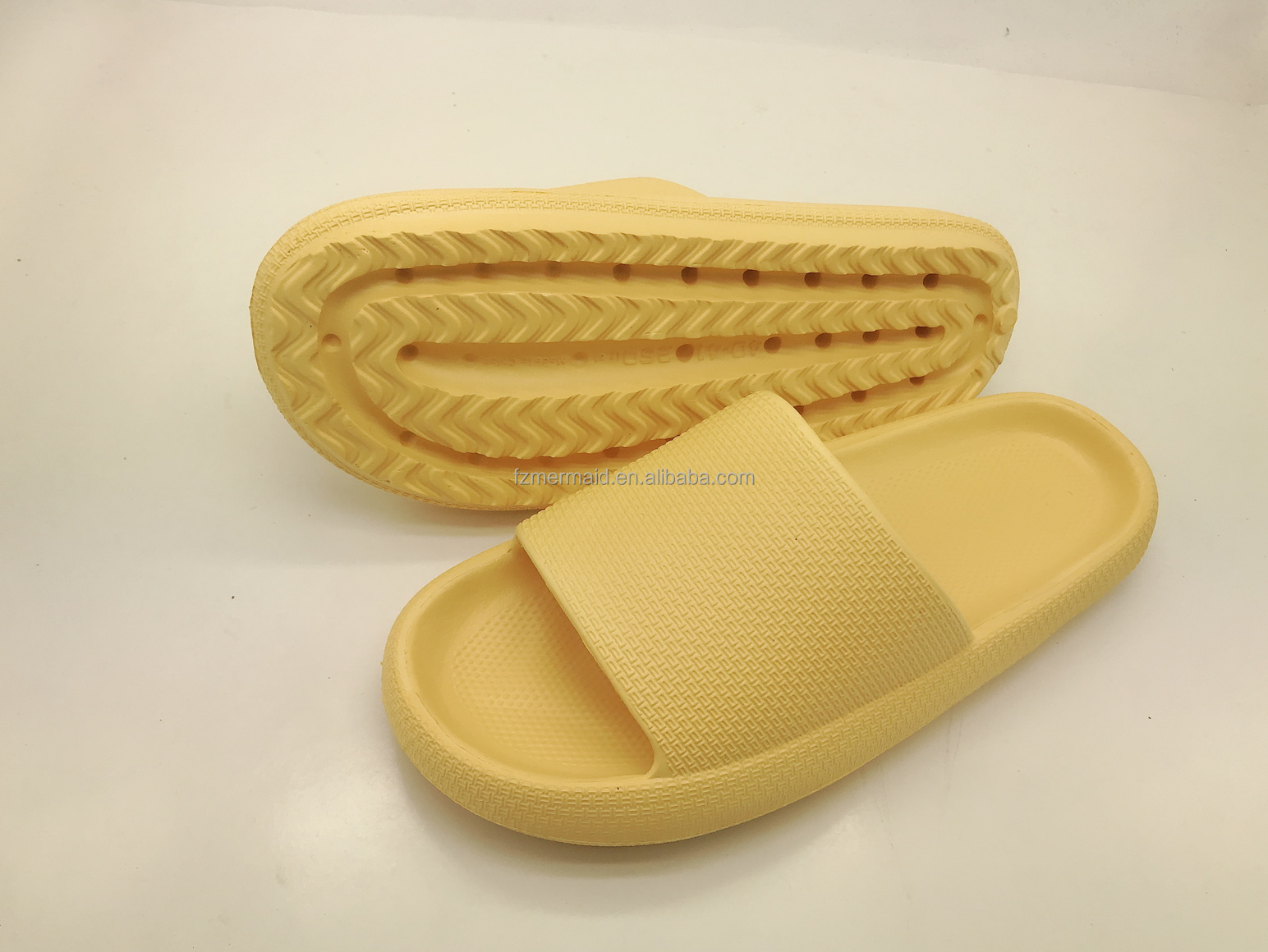 3cm Thick Platform Slippers Summer Beach Eva Soft Sole Slide Sandals Leisure Men Ladies Indoor Bathroom Anti-slip Shoes Slippers